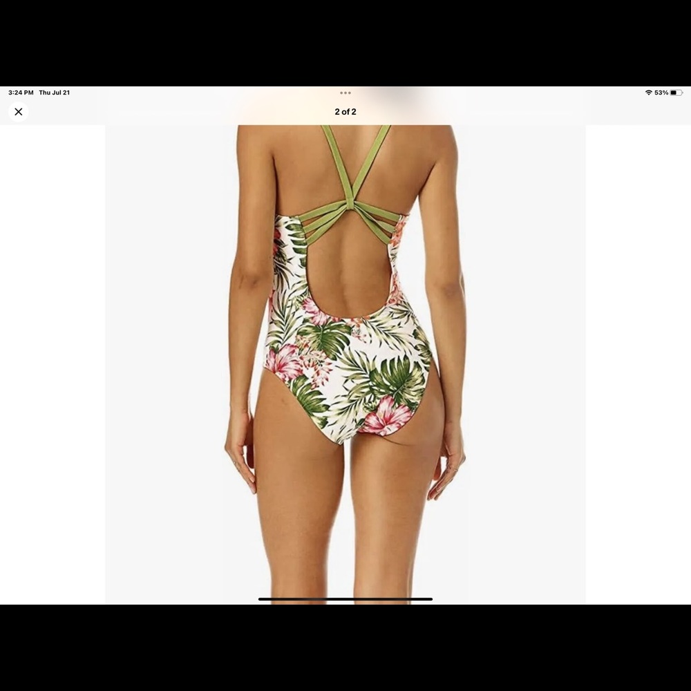 Hurley Swimsuit One Piece Bayshore Pink